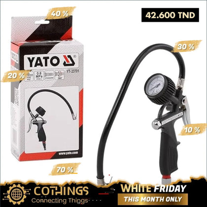 Pistolet De Gonflage Avec Manometre