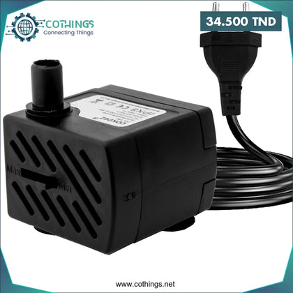 Pompe a Eau 220V 3W 300L/H - Domotique Tunisie