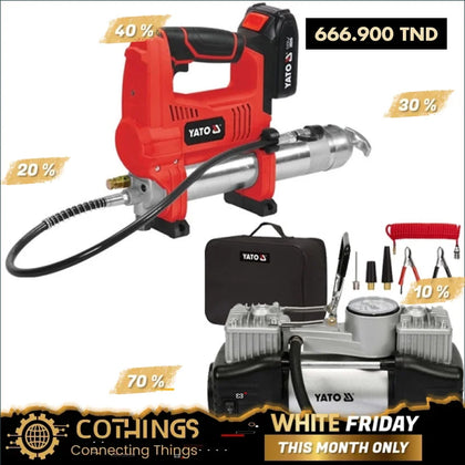 Pompe A Graisse 620 Bar 1Batt.3Ah.Li-Ion 18V