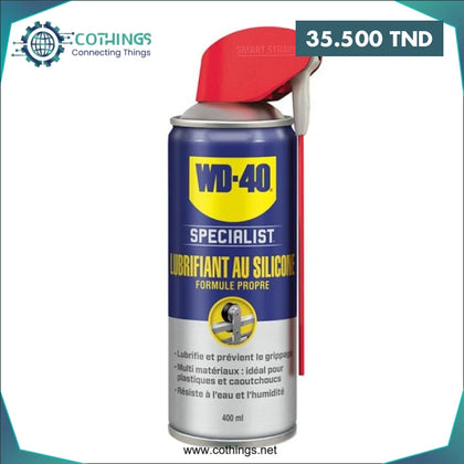 Pompe Lubrifiant Au Silicone 400ML WD-40 - Domotique Tunisie