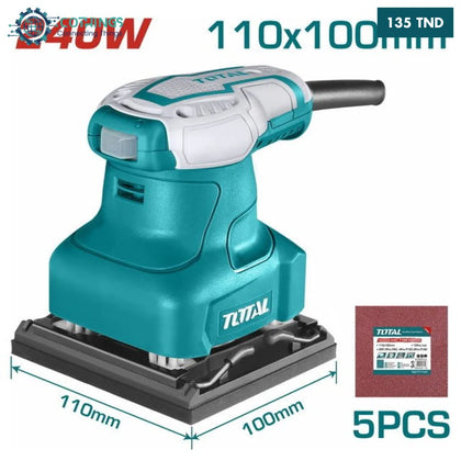 Ponceuse Finition 240W 110x100mm Total Bricolage TF2231106