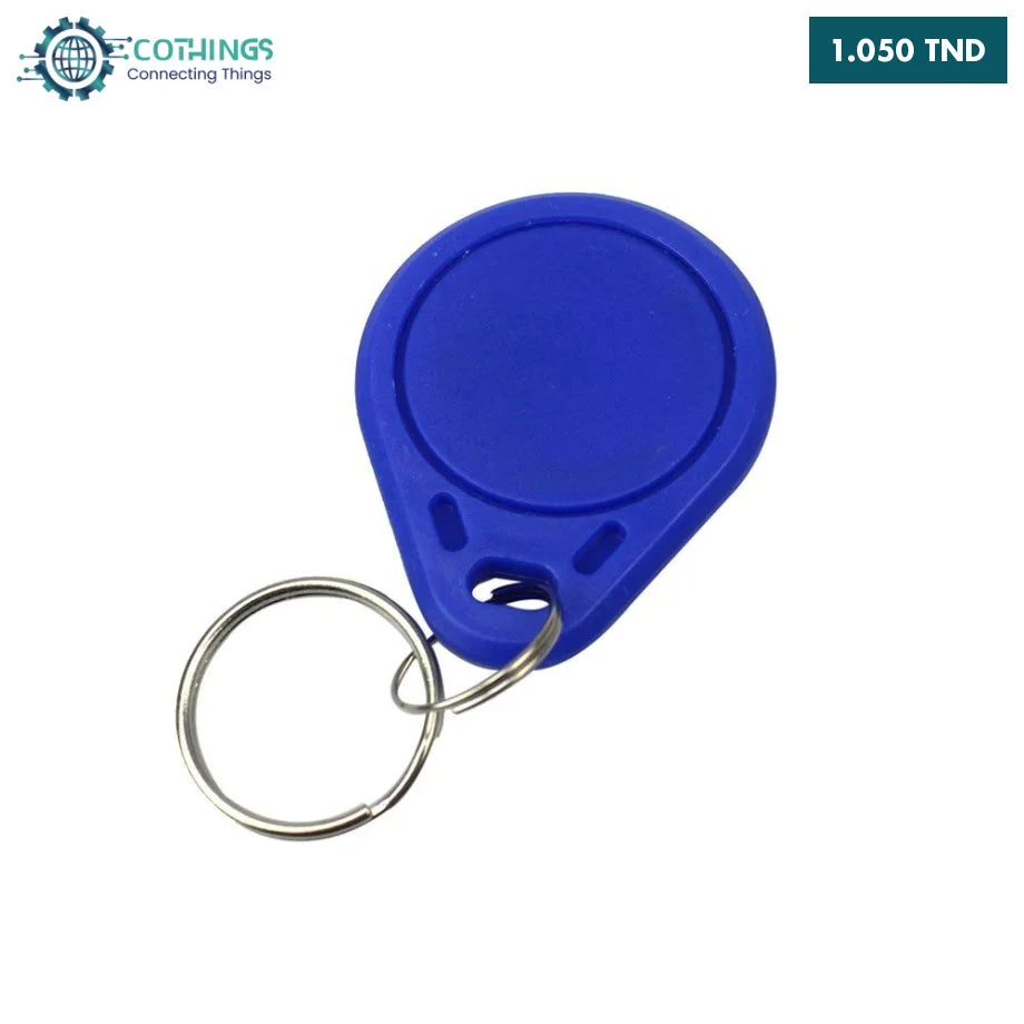 Badges RFID YARONGTECH - Lot De 10 Tags Porte-clés 13.56MHz ISO14443A - Pour Systèmes D'Accès Ou Identification