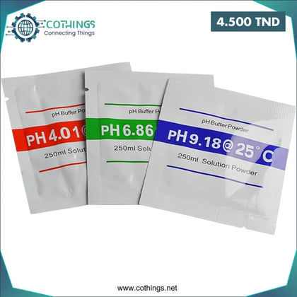 Poudre Standard PH4.01 + PH6.86 + PH9.18 - Domotique Tunisie