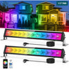 Acheter Projecteur d'ambiance  linéaire RGB 48W Bluetooth avec télécommande Etanche IP66 en Tunisie - Disponible au meilleur prix sur CoThings
