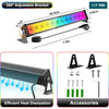 Acheter Projecteur d'ambiance  linéaire RGB 48W Bluetooth avec télécommande Etanche IP66 en Tunisie - Disponible au meilleur prix sur CoThings