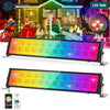 Acheter Projecteur d'ambiance  linéaire RGB 72W Bluetooth avec télécommande Etanche IP66 en Tunisie - Disponible au meilleur prix sur CoThings