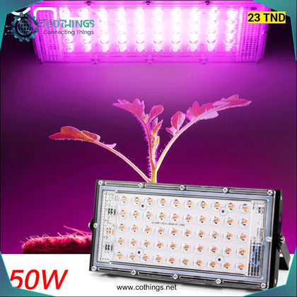 Projecteur LED corissance de plante lumière Phyto lampe AC 220V 50W