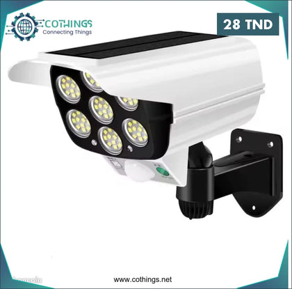 Projecteur Solaire LED 278T avec Détecteur de Mouvement - Domotique