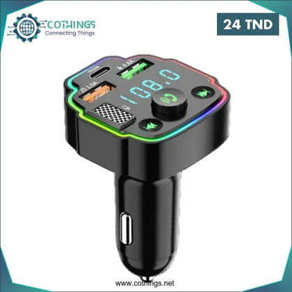 Q8 Alfanext Allume Cigar 20W 3.1A Bluetooth Transmetteur FM