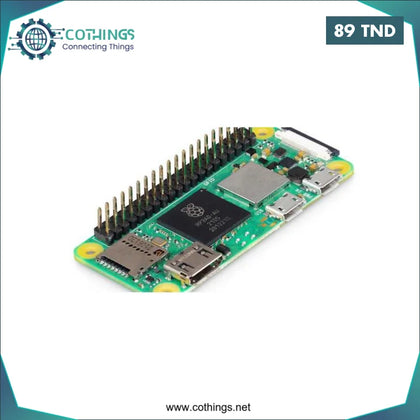Raspberry Pi Zero 2 W avec connecteurs - SC0721 - Domotique Tunisie