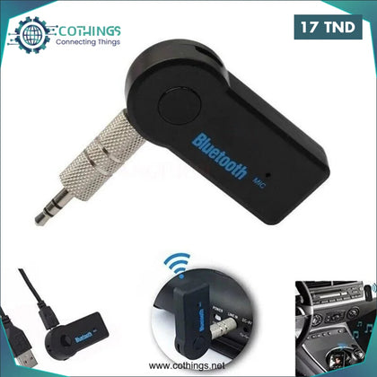 Récepteur Audio Bluetooth BT450 – Jack AUX 3,5 mm & Micro Intégré