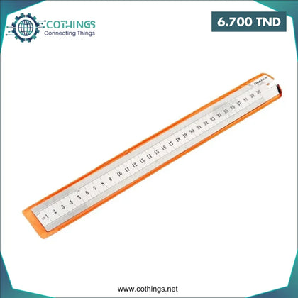 Regle Acier inoxydable de 30cm HARDEN - Domotique Tunisie