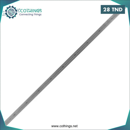 Règle Yato en acier inoxydable 1000 mm Domotique Tunisie