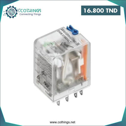 Relais DRM570024LT 4CO 24VDC Weidmüller - Domotique Tunisie