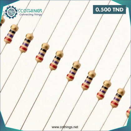 Résistances avec bandes de couleurs pour résistance 10m 1/4W 5% en vente