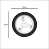 Acheter Roue en caoutchouc 34mm compatible avec moteur N20 en Tunisie - Disponible au meilleur prix sur CoThings