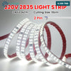 Acheter Ruban double Led 220v Blanc Chaud LED2835 240 Led par metre 220v 6500K en Tunisie - Disponible au meilleur prix sur CoThings