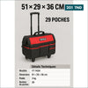 Acheter Sac A Outils A Roulette 51X29X36Cm en Tunisie - Disponible au meilleur prix sur CoThings
