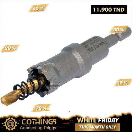 Scie A Trepan Carbure 19Mm