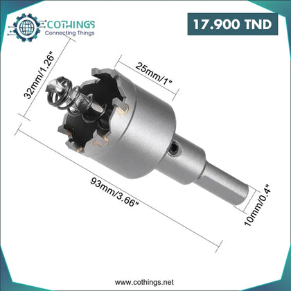 Scie trépan en carbure en métal 32mm APT - Domotique Tunisie