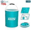 Acheter Seau Pliant Imperméable 15L Modèle TGTFB15 Total Camping en Tunisie - Disponible au meilleur prix sur CoThings