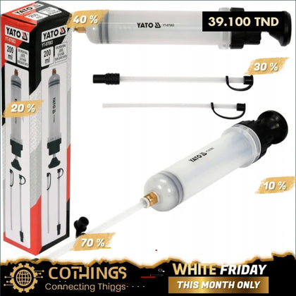 Seringue A Huile 200Ml