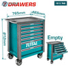 Acheter Servante Vide 7 Tiroirs Atelier Avec Roulettes 765x465mm THRC01071 en Tunisie - Disponible au meilleur prix sur CoThings