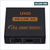 Acheter Spliter HDMI 2 Port 4K*2K 1.4 UHD SP-1981 en Tunisie - Disponible au meilleur prix sur CoThings