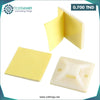 Acheter Embases adhésives pour serre-câble Blanc , 38.5mm x 38,5 mm en Tunisie - Disponible au meilleur prix sur CoThings