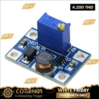 Module régulateur de tension ajustable bleu SX1308 pour projet électronique électrique