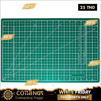 Polymères de coupe multifonctionnels durables 45x30 cm - Domotique