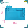 Tapis de travail en silicone à isolation thermique magnétique 45 *