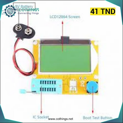 Testeur de transistors LCR - T4 condensateur ESR Transistor