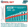 Acheter THT1023121 Clés Plates Double Ouverture Total 12Pcs CrV en Tunisie - Disponible au meilleur prix sur CoThings