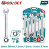 Acheter THT102RK566 Clé Mixte Cliquet TOTAL 6 Pièces Mesures en Tunisie - Disponible au meilleur prix sur CoThings
