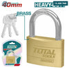 Acheter TLK32402 - Cadenas Laiton TOTAL 40 Mm - Sécurité Durable en Tunisie - Disponible au meilleur prix sur CoThings