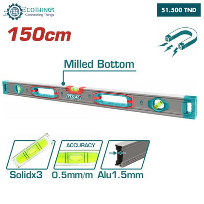 TMT215028M – Niveau Magnétique Total 150 cm – Bricolage