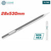 Acheter TOTAL Burin SDS HEX 28x530 mm Démolition Haute Performance TAC1531282 en Tunisie - Disponible au meilleur prix sur CoThings