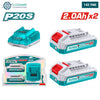Acheter TOTAL Chargeur P20S et 2 Batteries 20V 2Ah TFBCPK1222 en Tunisie - Disponible au meilleur prix sur CoThings