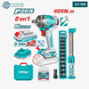 Acheter Total Kit Clé À Choc Sans Fil 1/2 Pouce 405 Nm 20V LiIon TOSLI23056 en Tunisie - Disponible au meilleur prix sur CoThings