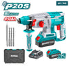 Acheter TOTAL P20S Marteau Perforateur Sans Fil 20V BL Motor 4Ah Pack trhli202287 en Tunisie - Disponible au meilleur prix sur CoThings