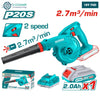 Acheter Total Souffleur Sans Fil 20V 2Ah Vitesse 0 18000 Min Air 2,7 TABLI200181 en Tunisie - Disponible au meilleur prix sur CoThings