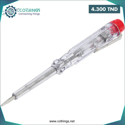 Tournevis testeur de tension 140 mm – Vorel Domotique Tunisie