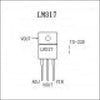 Transistor LM317T 1,2V-37V - 1,5A - Domotique Tunisie