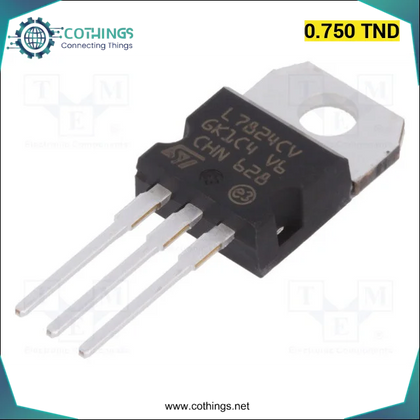 Transistor / Régulateur de Tension 24V - L7824CV - Domotique Tunisie