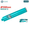 Acheter Trépans Diamantés 102 mm M22x2.5 Béton Sec Ou Humide Performance Total TAC2811021 en Tunisie - Disponible au meilleur prix sur CoThings