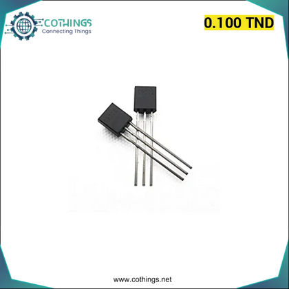 Triode commun 2N3906 PNP 40V 0.2A TO92 - Domotique Tunisie