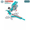 Acheter TS421825517 Scie À Onglet Coulissante TOTAL 1800 W 255 mm en Tunisie - Disponible au meilleur prix sur CoThings