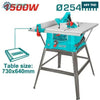 Acheter TS5152548–Scie À Table TOTAL 1500W 254mm–Coupes Précises en Tunisie - Disponible au meilleur prix sur CoThings