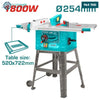 Acheter TS51825428 Scie Table TOTAL 1800W 254mm Précise Menuiserie en Tunisie - Disponible au meilleur prix sur CoThings